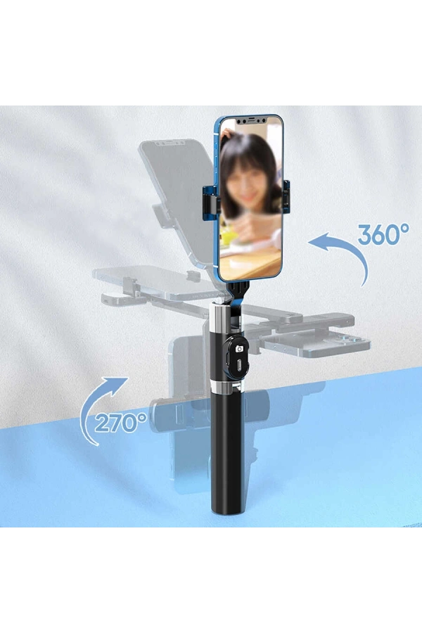Zore P60 Plus Çok Fonksiyonlu Selfie Çubuğu