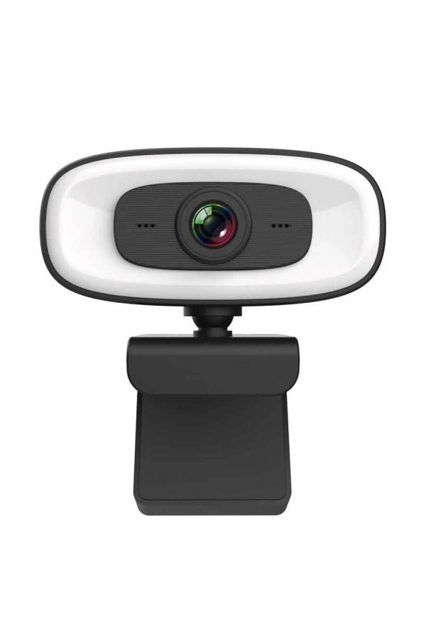 Zore PC-10 2K HD Görüntü Kaliteli Mikrofonlu Işıklı Tak Çalıştır Webcam