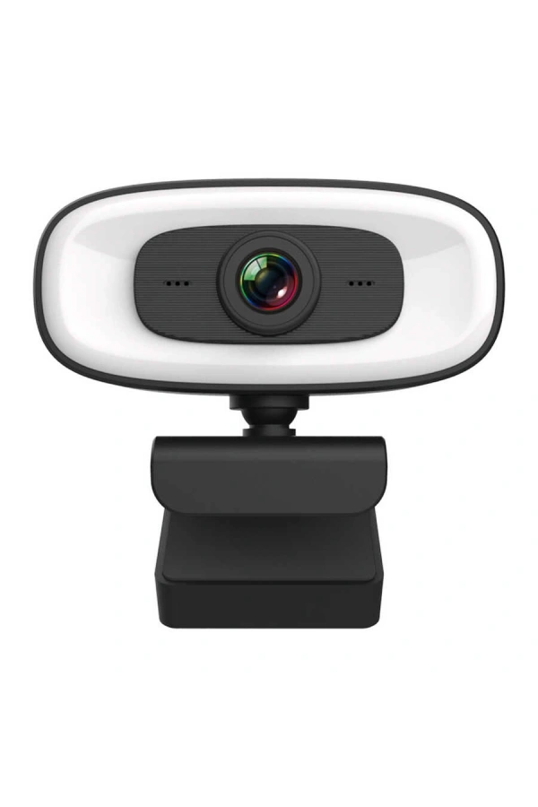 Zore PC-10 2K HD Görüntü Kaliteli Mikrofonlu Işıklı Tak Çalıştır Webcam