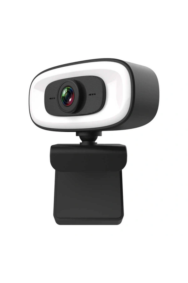 Zore PC-10 2K HD Görüntü Kaliteli Mikrofonlu Işıklı Tak Çalıştır Webcam