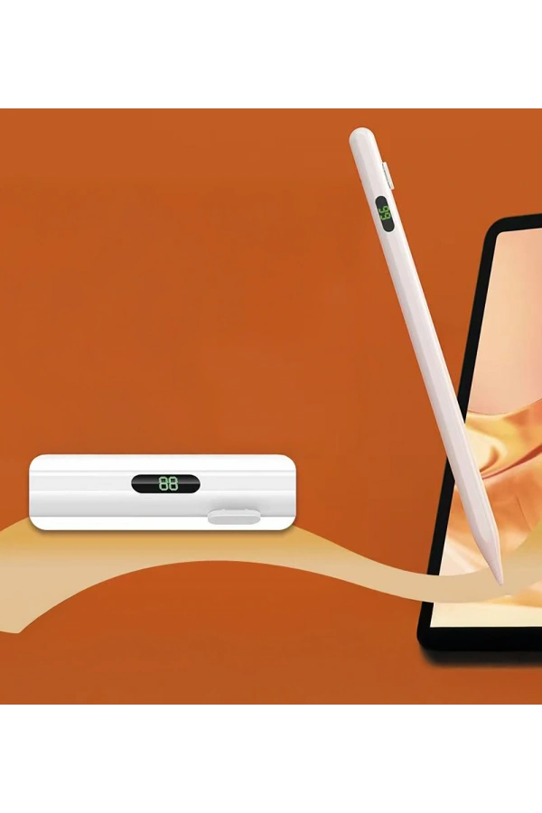 Zore Pencil 19 Stylus Dijital Led Göstergeli Dokunmatik Tablet Kalemi