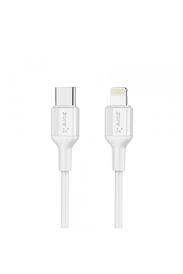 Zore Play Serisi PL08 Type-C to Lightning 2in1 PD Seyahat Şarj Aleti 20W