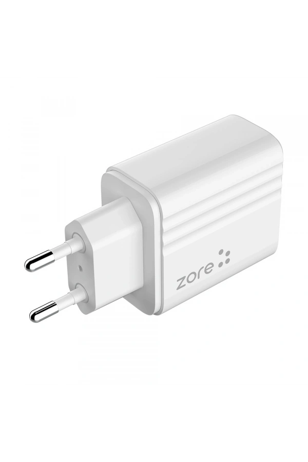 Zore Play Serisi PL1 Lightning 2in1 Seyahat Şarj Aleti 12W