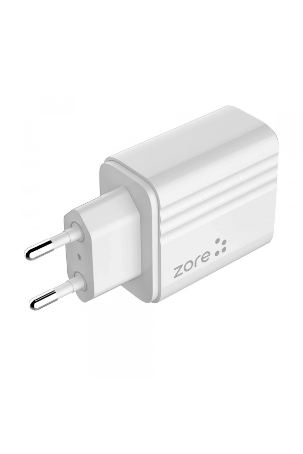 Zore Play Serisi PL2 Type-C to Lightning 2in1 PD Seyahat Şarj Aleti 20W