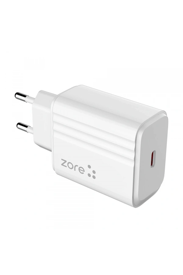 Zore Play Serisi PL2 Type-C to Lightning 2in1 PD Seyahat Şarj Aleti 20W