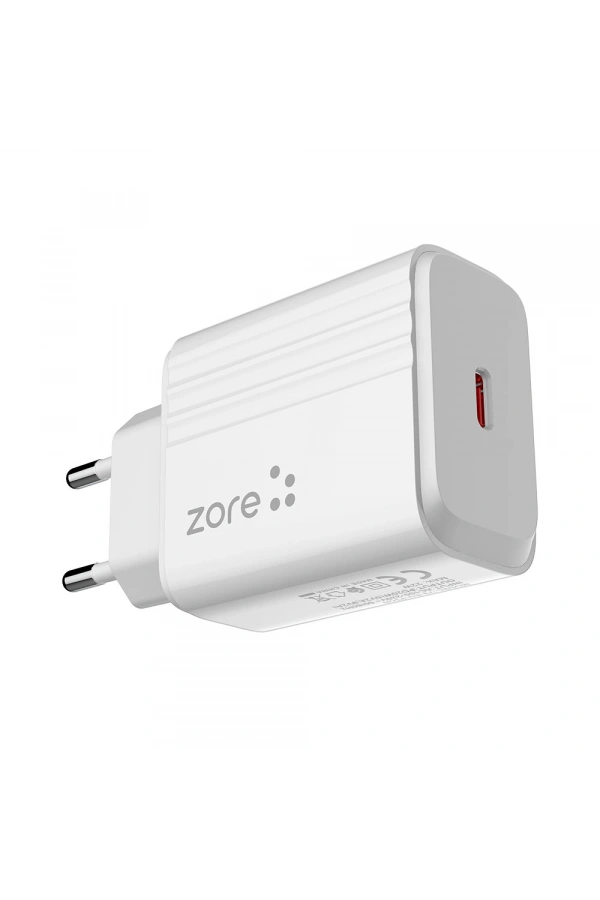 Zore Play Serisi PL2 Type-C to Lightning 2in1 PD Seyahat Şarj Aleti 20W