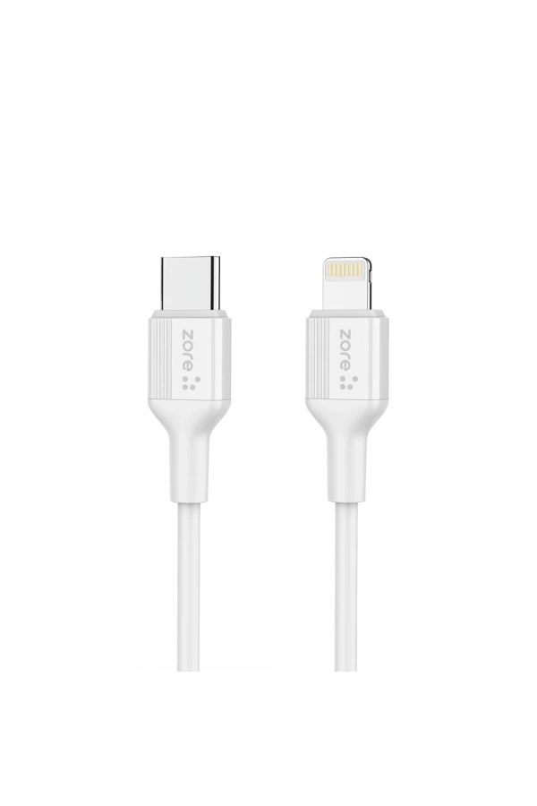 Zore Play Serisi PL2 Type-C to Lightning 2in1 PD Seyahat Şarj Aleti 20W