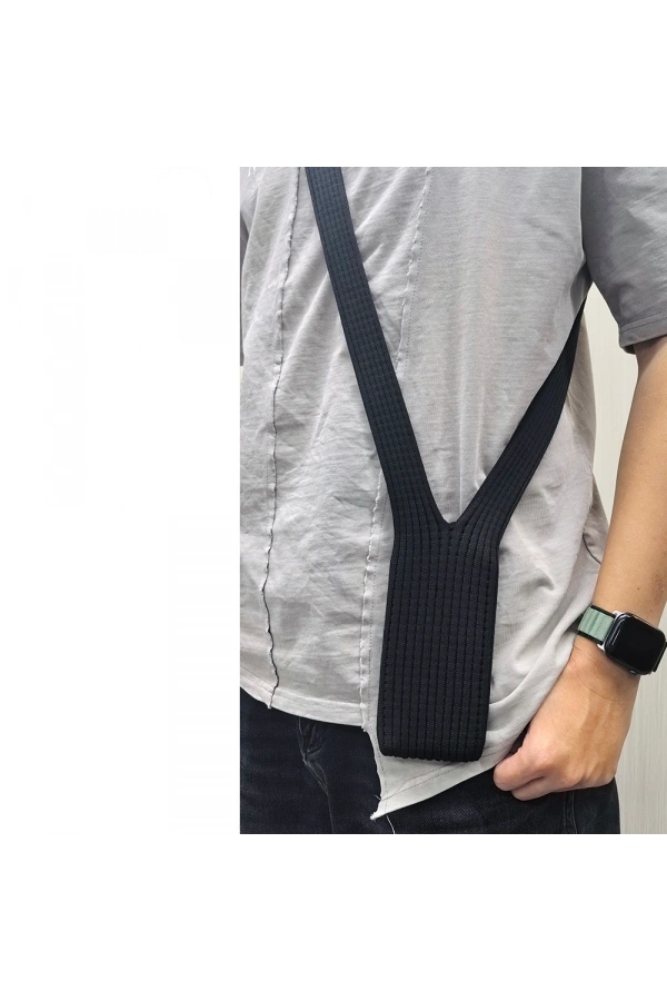 Zore Pocket Örgülü Cep Telefonu Taşıma Askısı