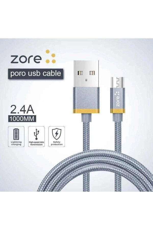 Zore Poro Micro Usb Kablo 1M