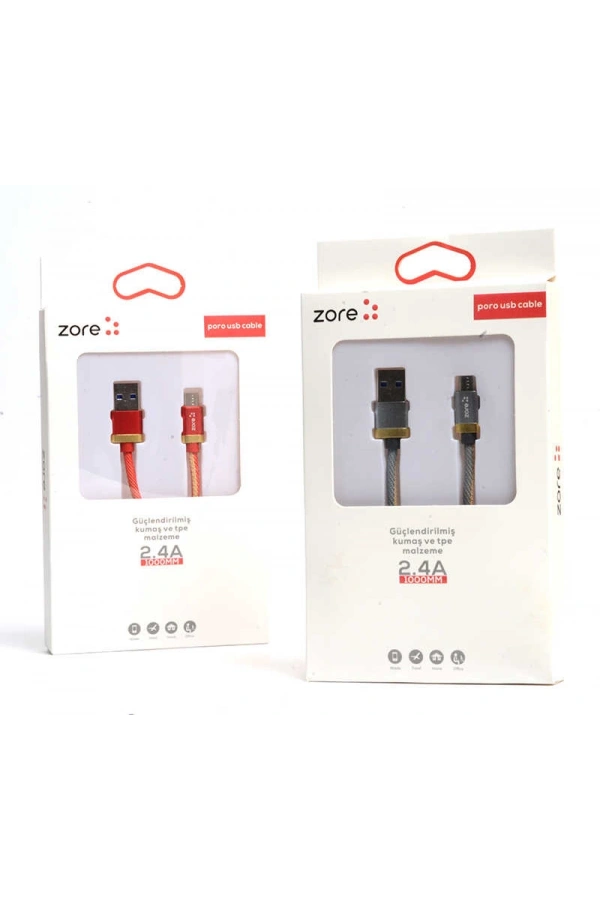 Zore Poro Micro Usb Kablo 1M