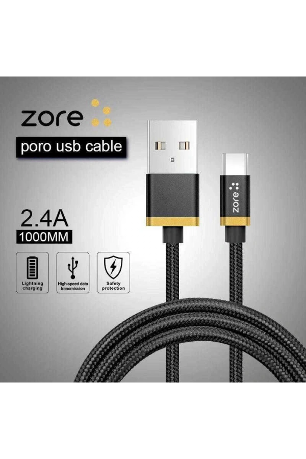 Zore Poro Type-C Usb Kablo 1M