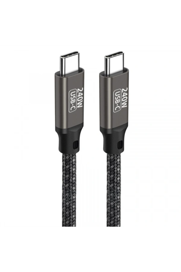 Zore QG02 Type-C to Type-C PD3.1 Data Kablosu 240W 480Mbps 1 Metre