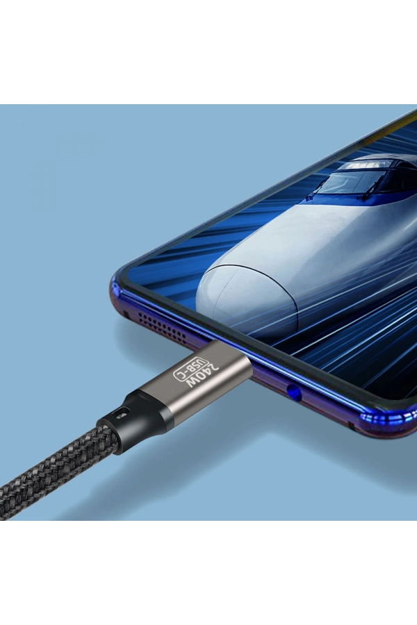 Zore QG02 Type-C to Type-C PD3.1 Data Kablosu 240W 480Mbps 1.5 Metre