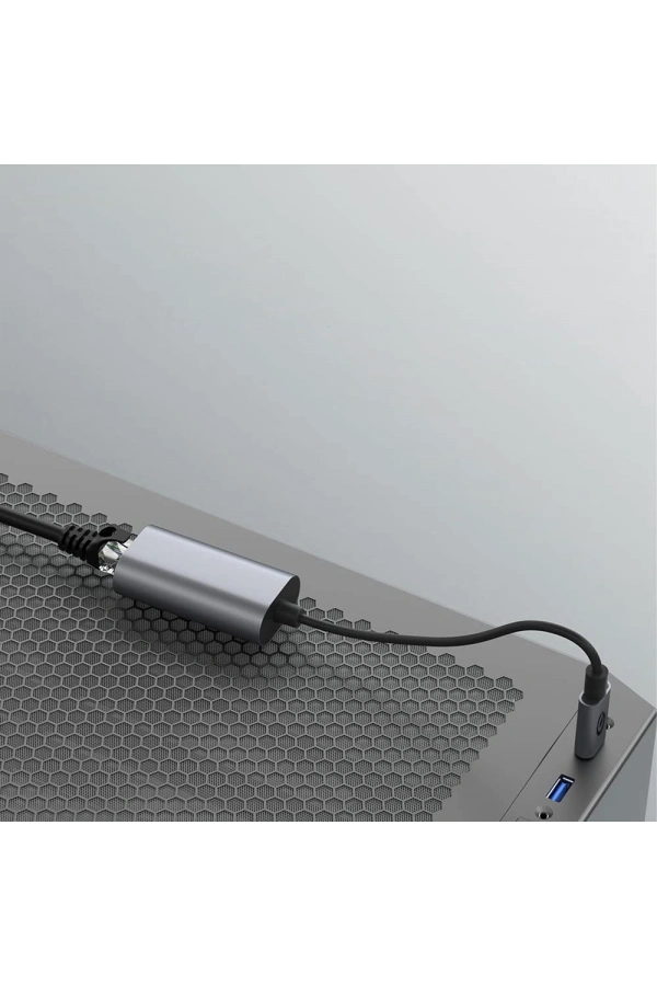 Zore QG03 USB-A to RJ45 USB3.0 Ethernet Dönüştürücü Kablo 1000Mbps 22cm