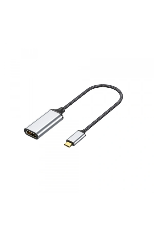 Zore QG05 8K 60 Hz Görüntü Kalitesi Type-C to HDMI Dönüştürücü 15cm