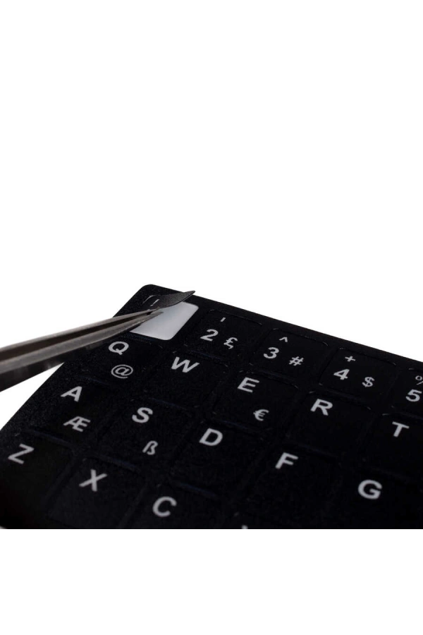 Zore Türkçe Karakter Klavye Tuş Koruyucu Sticker