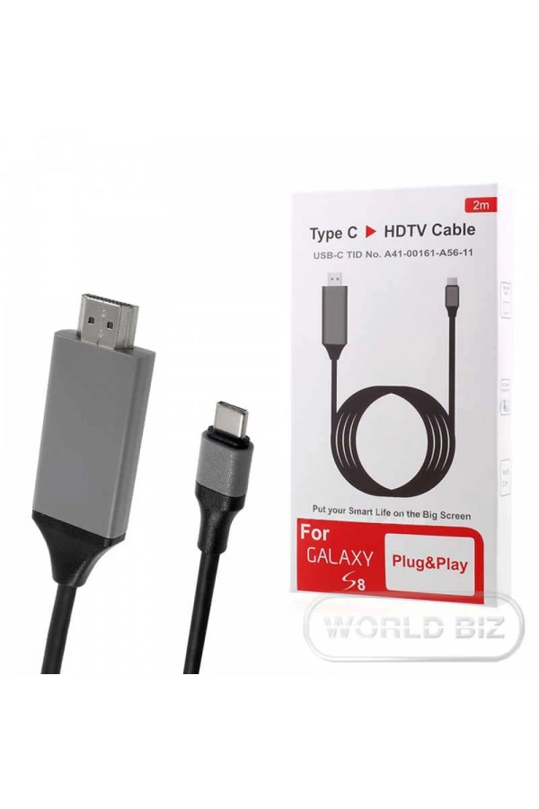 Zore Type-C HDMI Kablo Kırmızı Kutulu
