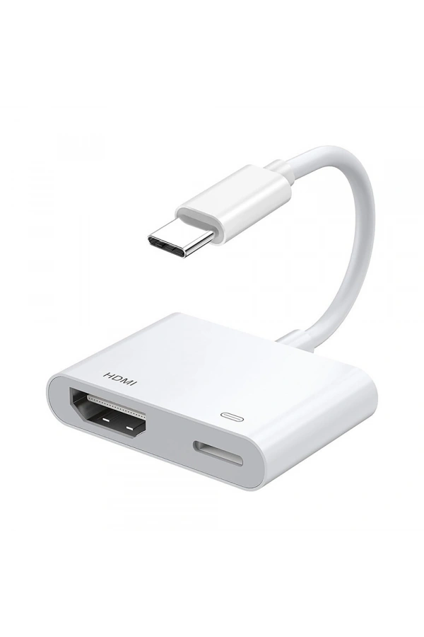 Zore Type-C to Type-C PD100W + HDMI 4K@30Hz 2in1 Adaptör