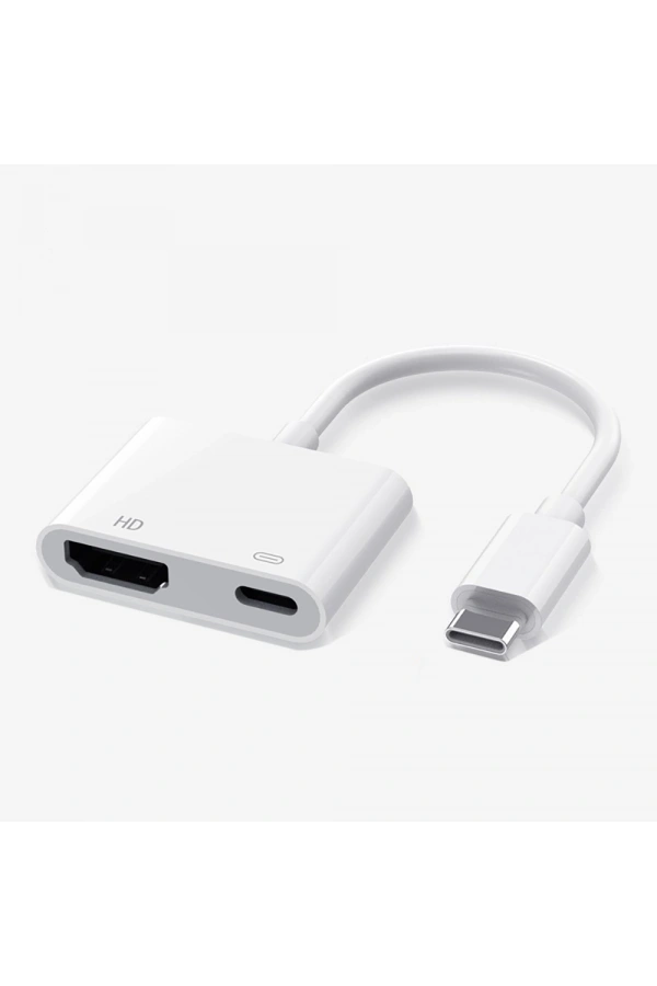 Zore Type-C to Type-C PD100W + HDMI 4K@30Hz 2in1 Adaptör