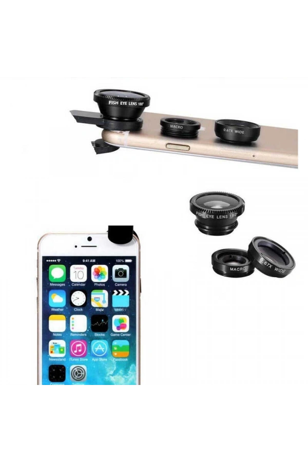 Zore Universal Balık Gözü Kamera Lensi