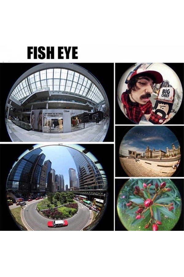 Zore Universal Balık Gözü Kamera Lensi