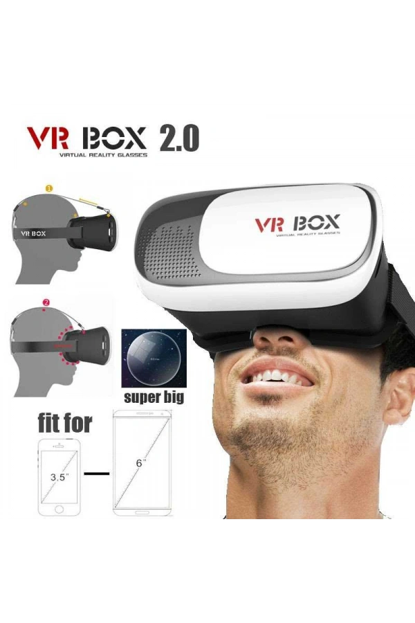 Zore VR Box 3D Kumandalı Sanal Gerçeklik Gözlüğü
