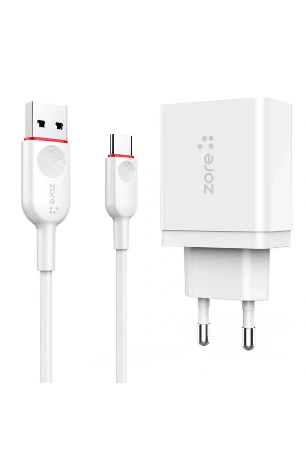 ​Zore XMac Serisi ZR-X2 Type-C 2 in 1 Şarj Seti