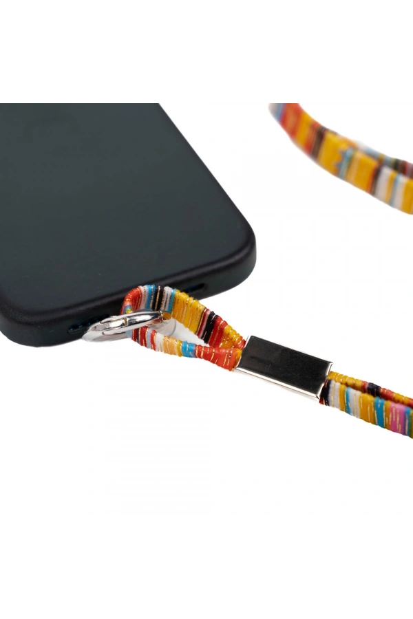 Zore Yassı Geniş Otantik İp Cep Telefonu El Askısı İpi 140cm