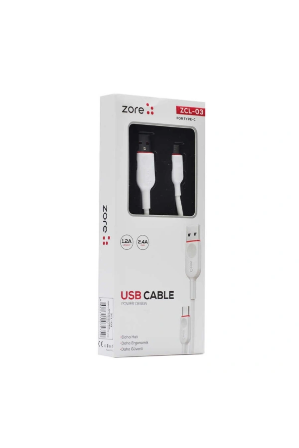 Zore ZCL-03 Type-C Usb Kablo