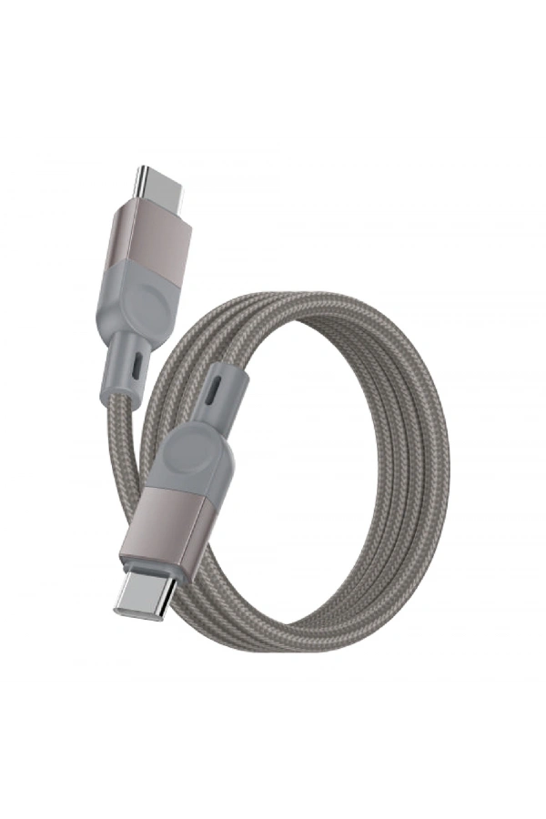 Zore ZR-44 Type-C to Type-C PD 100W Örgü Tasarımlı Hızlı Şarj Özellikli Data ve Şarj Kablosu 1M