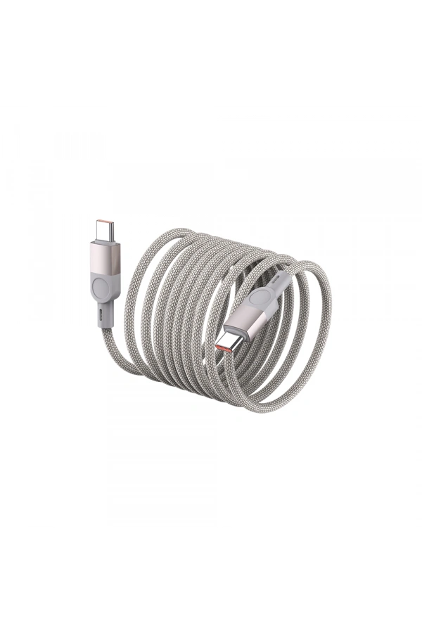 Zore ZR-44 Type-C to Type-C PD 100W Örgü Tasarımlı Hızlı Şarj Özellikli Data ve Şarj Kablosu 1M