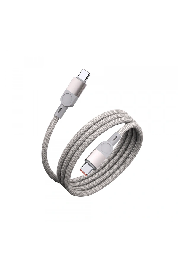 Zore ZR-44 Type-C to Type-C PD 100W Örgü Tasarımlı Hızlı Şarj Özellikli Data ve Şarj Kablosu 1M