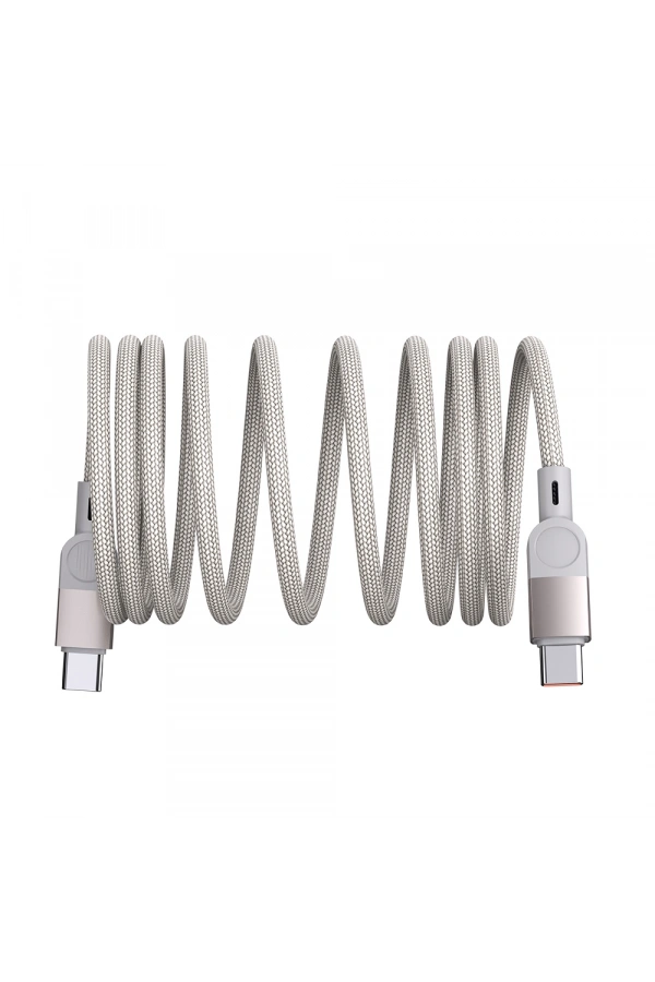 Zore ZR-44 Type-C to Type-C PD 100W Örgü Tasarımlı Hızlı Şarj Özellikli Data ve Şarj Kablosu 1M