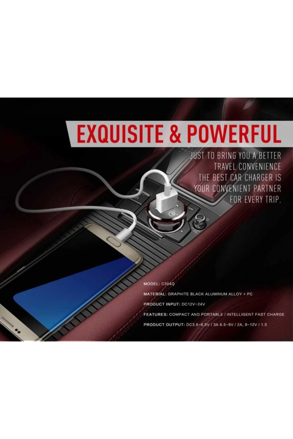 Zore ZR-C304Q Micro Araç Şarj Seti