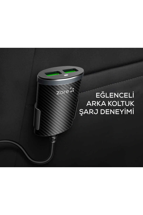 Zore ZR-C502 2+2 Araç Şarj Seti