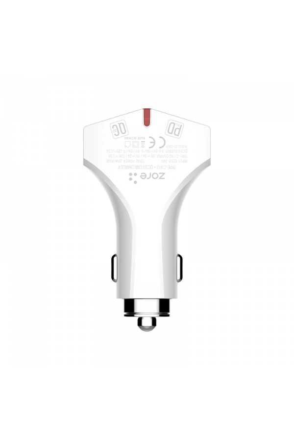 Zore ZR-C60P Type-C 2 in 1 Araç Şarj Seti