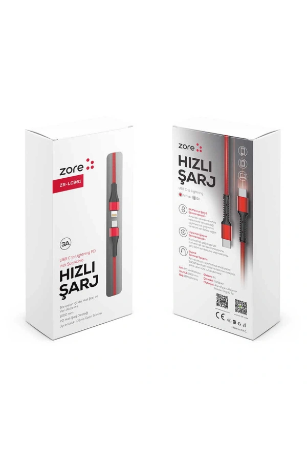 Zore ZR-LC961 PD To Lightning Kablo
