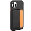 Apple iPhone 11 Kılıf Kartlıklı Zore X-Kart Silikon Kapak