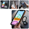 Apple iPhone 11 Kılıf M-safe Şarj Özellikli Renkli Kenar Airbag Şeritli Zore Lamer Kapak