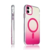 Apple iPhone 11 Kılıf M-safe Şarj Özellikli Transparan Renk Geçişli Zore Toros Kapak