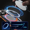 Apple iPhone 12 Kılıf M-safe Şarj Özellikli Renkli Kenar Airbag Şeritli Zore Lamer Kapak
