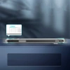 Apple iPhone 12 Kılıf Standlı Şeffaf Silikon Zore L-Stand Kapak