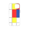 Apple iPhone 13 Kılıf Çift IMD Baskılı Lisanslı Switcheasy Artist Mondrian Kapak