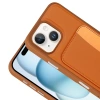 Apple iPhone 13 Kılıf Kartlıklı Zore X-Kart Silikon Kapak