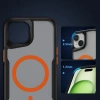 Apple iPhone 13 Kılıf M-safe Şarj Özellikli Renkli Kenar Airbag Şeritli Zore Lamer Kapak