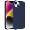 Apple iPhone 13 Kılıf M-safe Wireless Şarj Özellikli Pastel Renk Silikon Zore Plas Kapak