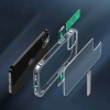 Apple iPhone 13 Kılıf Standlı Şeffaf Silikon Zore L-Stand Kapak