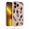 Apple iPhone 13 Pro Max Kılıf Desenli Kamera Korumalı Parlak Zore Nora Kapak