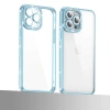 Apple iPhone 13 Pro Max Kılıf Kamera Korumalı Taşlı Zore Mina Kapak