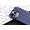 Apple iPhone 13 Pro Max Kılıf Karbon Fiber Tasarımlı Zore Karbono Kapak